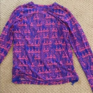 Swimsuit top with sun protection